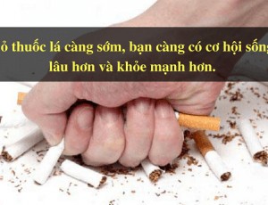 Bỏ thuốc lá tốt cho chứng bệnh phổi tắc nghẽn mãn tính -COPD